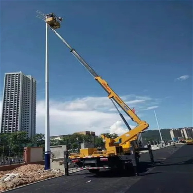 项城维修路灯的曲臂升降车出租